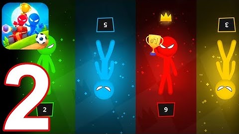 Stickman Party 2 3 4 - Gameplay Walkthrough Part 2 - Random Tournament (Android, iOS)