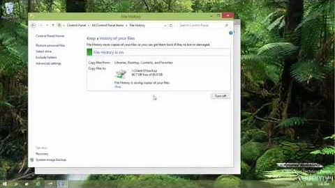 Windows 10   How to use file history to backup files and folders