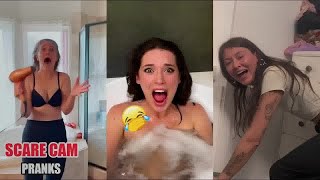 💀💀 BEST SCARE CAM Priceless Reactions 2024 #05 | Funny Videos TikTok🤣🤣 | Scare Cam Pranks