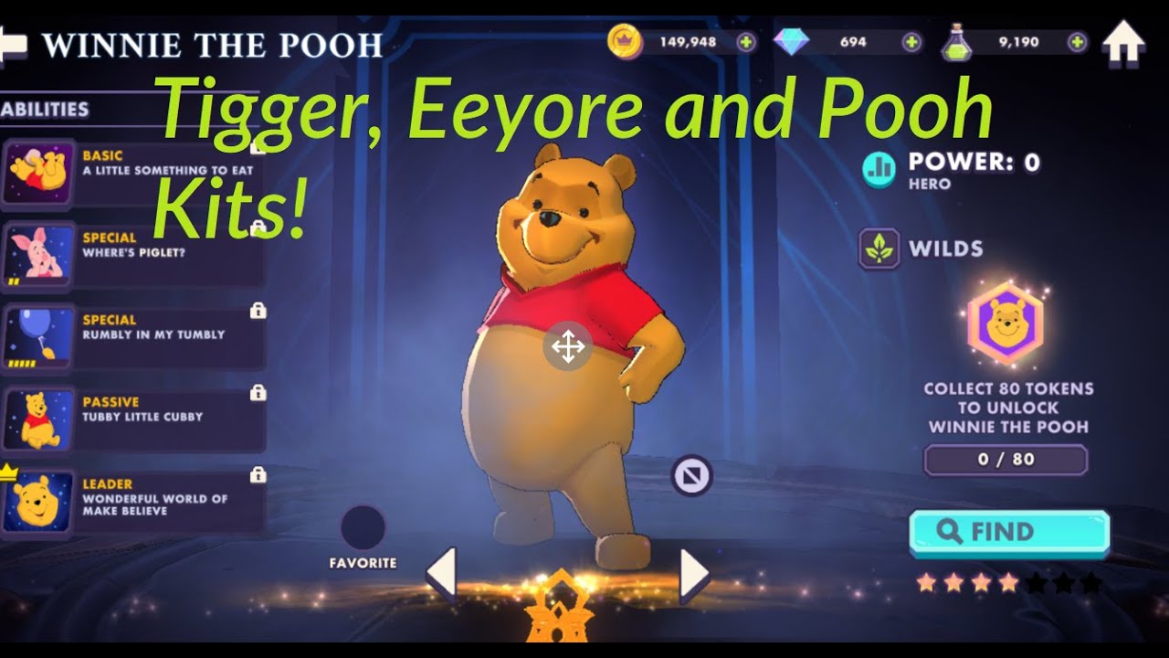 Disney Sorcerer's Arena pooh kit reveal. YouTube