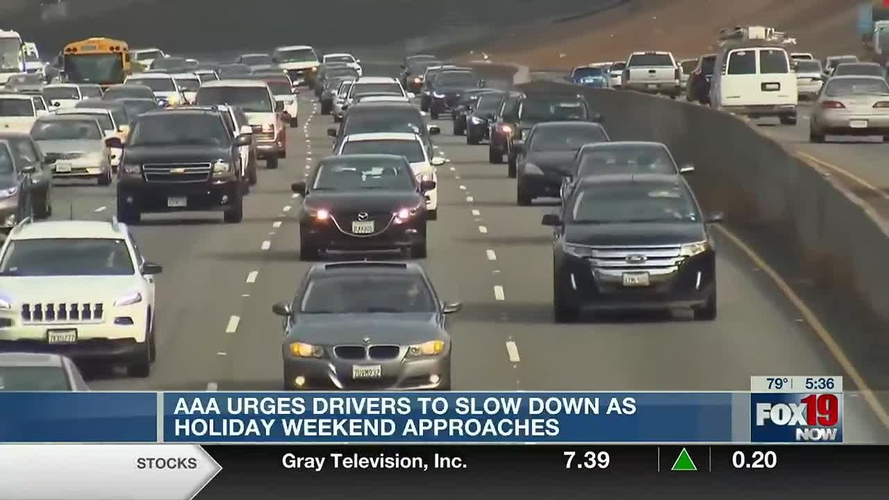 AAA urges drivers to slow down as holiday weekend approaches - YouTube