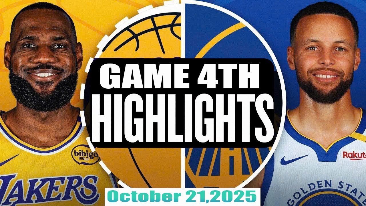 Los Angeles Lakers Vs Golden State Warriors GAME 4TH Highlights - OCT ...
