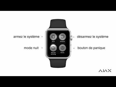 Ajax, Easy-Alarm.bebe Académie - Comment utiliser l'application Ajax sur Apple Watch 1080p