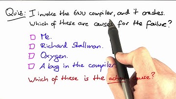 Actual Cause - Take 2 - Software Debugging