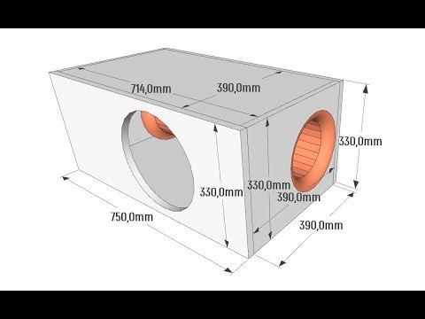 Video: 12 dyuymli subwoofer necha kub fut?