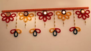 JHALAR KI DESIGN | WALL DECORATION | JHUMAR KAISE BANAYE | HANGING CRAFT IDEA DESIGN | GHAR SAJANE