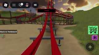 Red Rocket From Theme Park Heideland