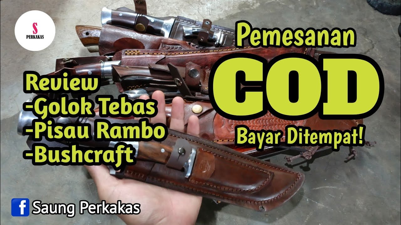 GOLOK BERKUALITAS MURAH BISA COD BAYAR DITEMPAT!! BUSHCRAFT, RAMBO ...