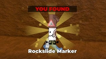 Find the Markers - Where to Find the Rockslide Marker (Roblox)