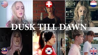 Who is better: ZAYN - Dusk Till Dawn ft. Sia Covers (Malaysia, Netherlands, USA, UK, Swiss, S-Korea) chords