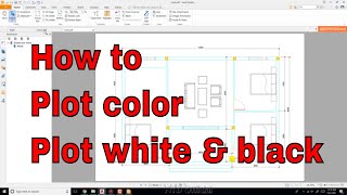 How to plot color and white black drawing? AutoCAD Tutorials | NTD Official