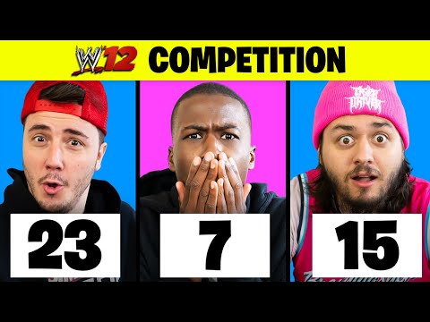 WWE '12 Universe Mode But We Made It Into A Competition!