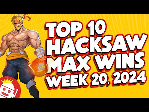 😱 TOP 10 HACKSAW GAMING MAX WINS OF WEEK #20 - 2024