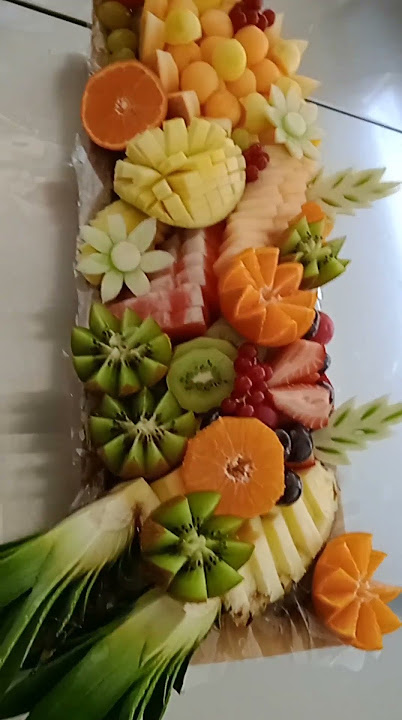 fruit carving # fruit art # #fruitcarving #works #fruitcarving