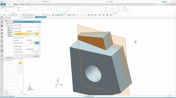 Tutorial:  Sketch Orientation in NX CAD