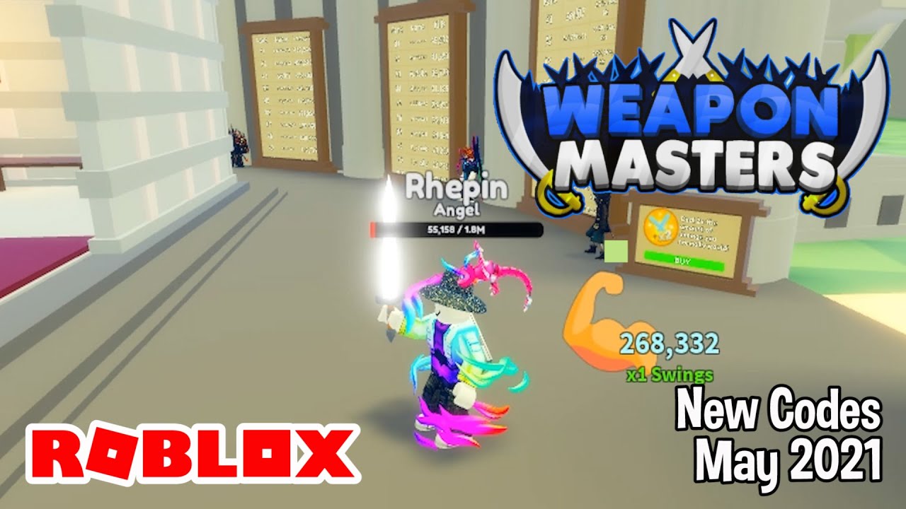 roblox-weapon-masters-new-codes-may-2021-youtube