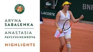 Aryna Sabalenka Vs Anastasia Pavlyuchenkova - Round 3 Highlights I Roland-Garros 2021