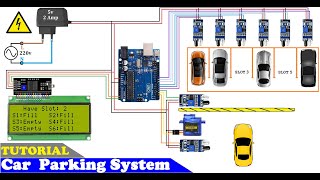 How to make Car Parking System using Arduino and i2c lcd display | Automatic Car Parking System screenshot 5