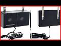 Clear and Loud Communication with the 3" x 5.5" Visor Mount Twin CB Extension Speaker
