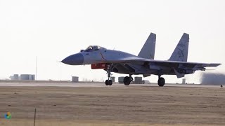 On the scene: J-15 carrier-based fighter jets live fire