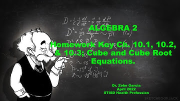 Algebra 2 Chapter 10.1, 10.2 & 10.3 Homework Key
