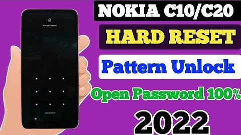 How To Hard Reset Nokia C10 | C20 Forgot Password Pattern on ANY Nokia Smartphone Android 2022