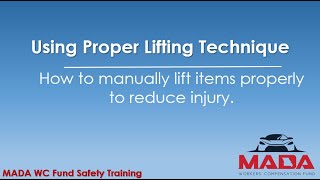 Proper Lifting Technique