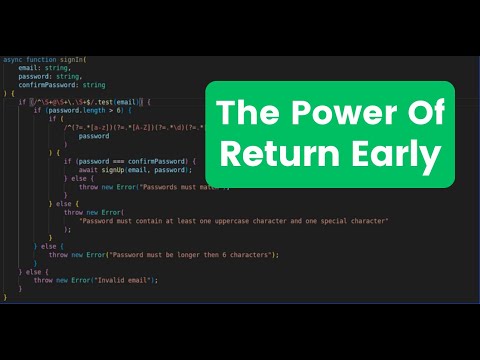"Mastering Efficiency: The Power of Return Early in Programming"