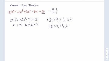 Rational Root Theorem Application