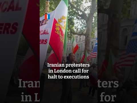 Iranian protesters in London call for halt to executions