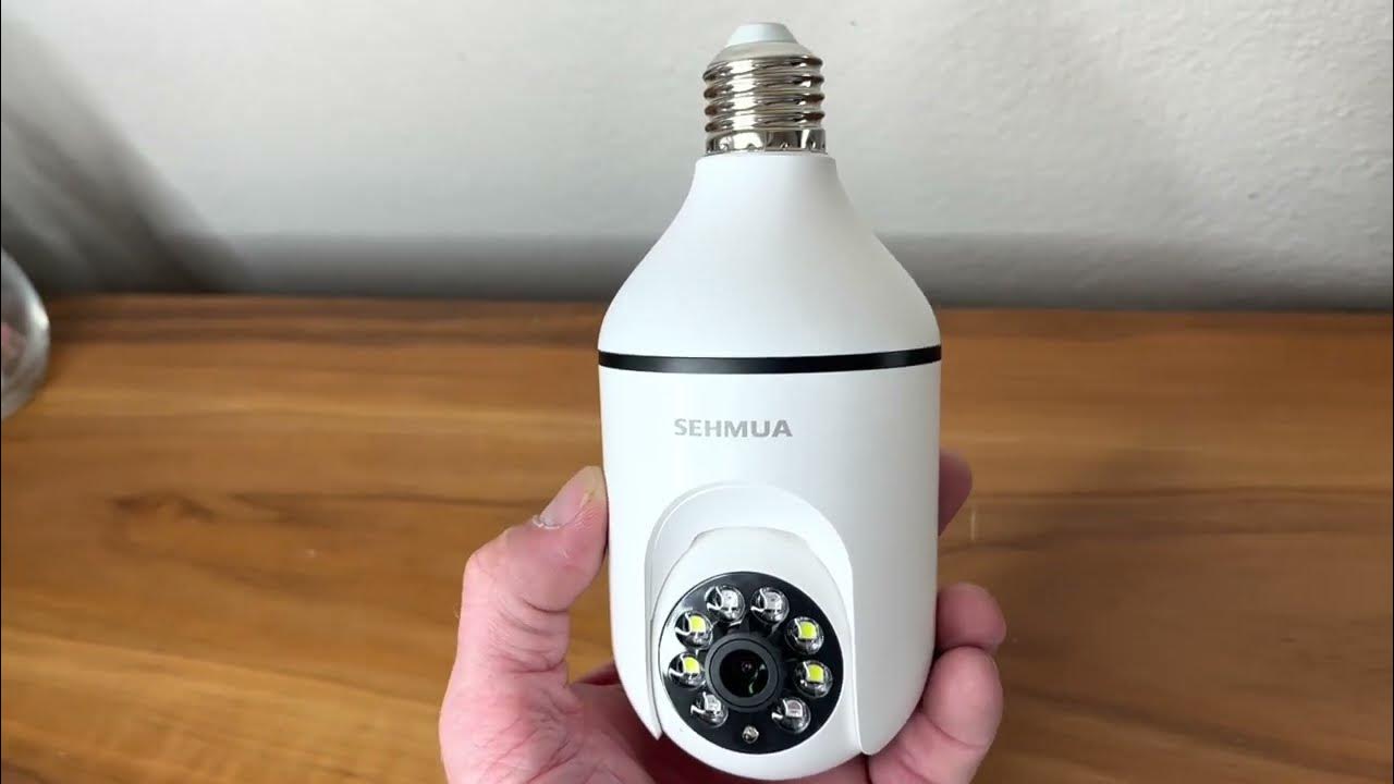 SEHMUA Brand Light Bulb Security Wireless Camera with Motion Tracking