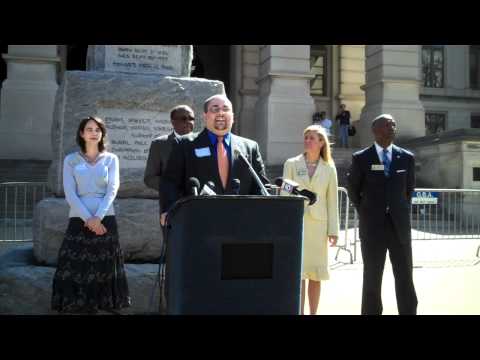 LP Georgia Executive Director Brett Bittner Addresses the Sunday Sales Rally on the Capitol Steps