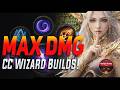 MAX DAMAGE META CC Wizard Builds - TWO Setup - Diablo Immortal