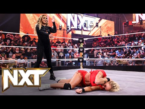 Elektra Lopez attacks Indi Hartwell and Sol Ruca: WWE NXT, Oct. 25, 2022