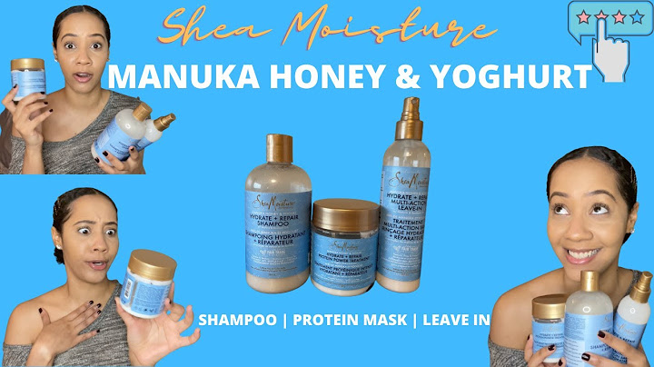 Shea moisture manuka honey and yogurt conditioner review