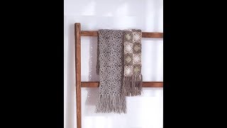 Вязание крючком. Красивый шарф Вязание крючком. Красивый шарф