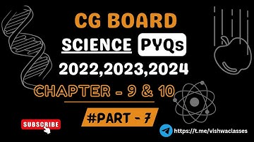 CG Board | Class 10th | Science PYQs | Part 7 | Previous Year Questions and Solutions