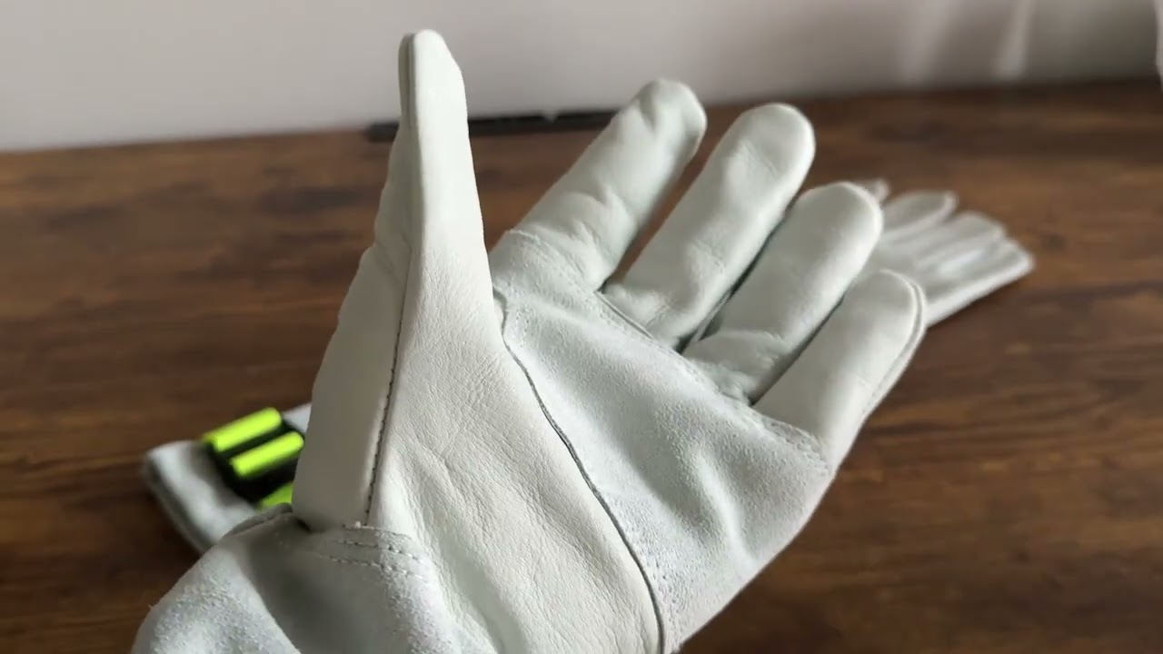 Gardening Gloves for Women/Men,Cow Leather Garden Gloves Thorn Proof 