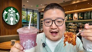 24 Hours Only Eating Starbucks Food in China 🇨🇳