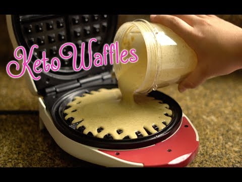 Keto Waffles in less than 10 minutes | No Eggy Flavor! | Low Carb Waffles for Ketogenic WOE