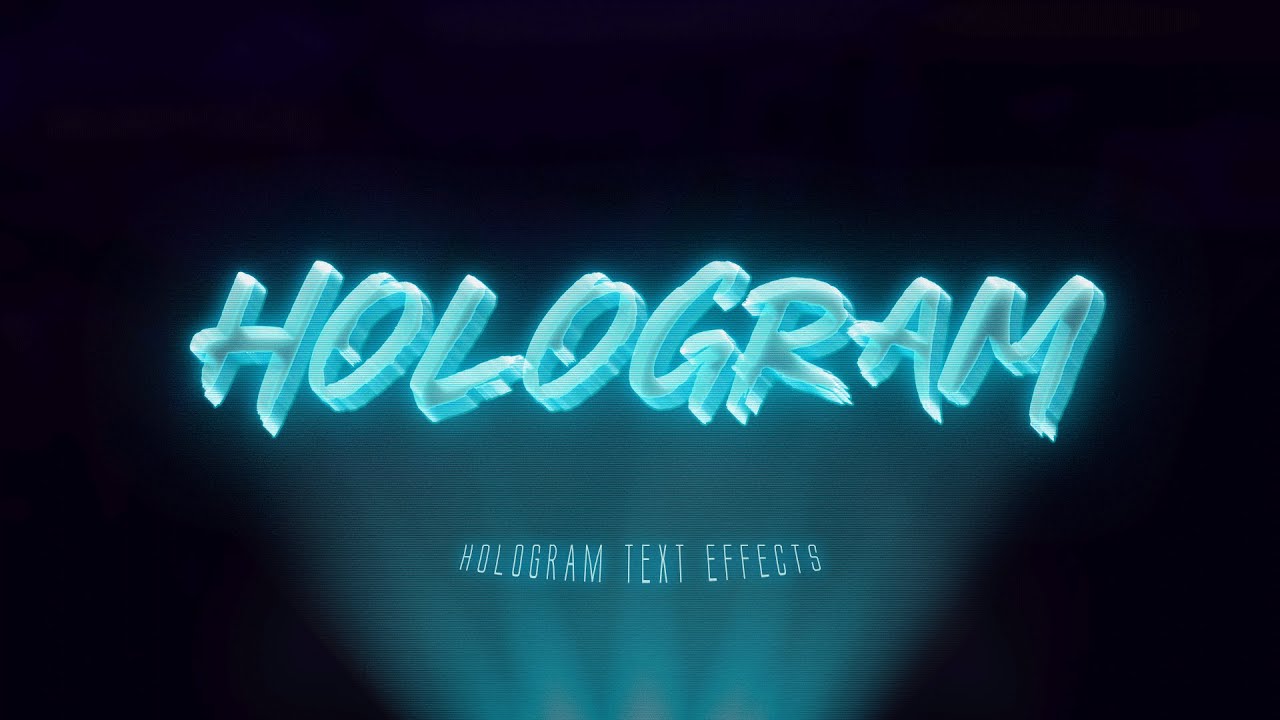 after effects hologram template free download