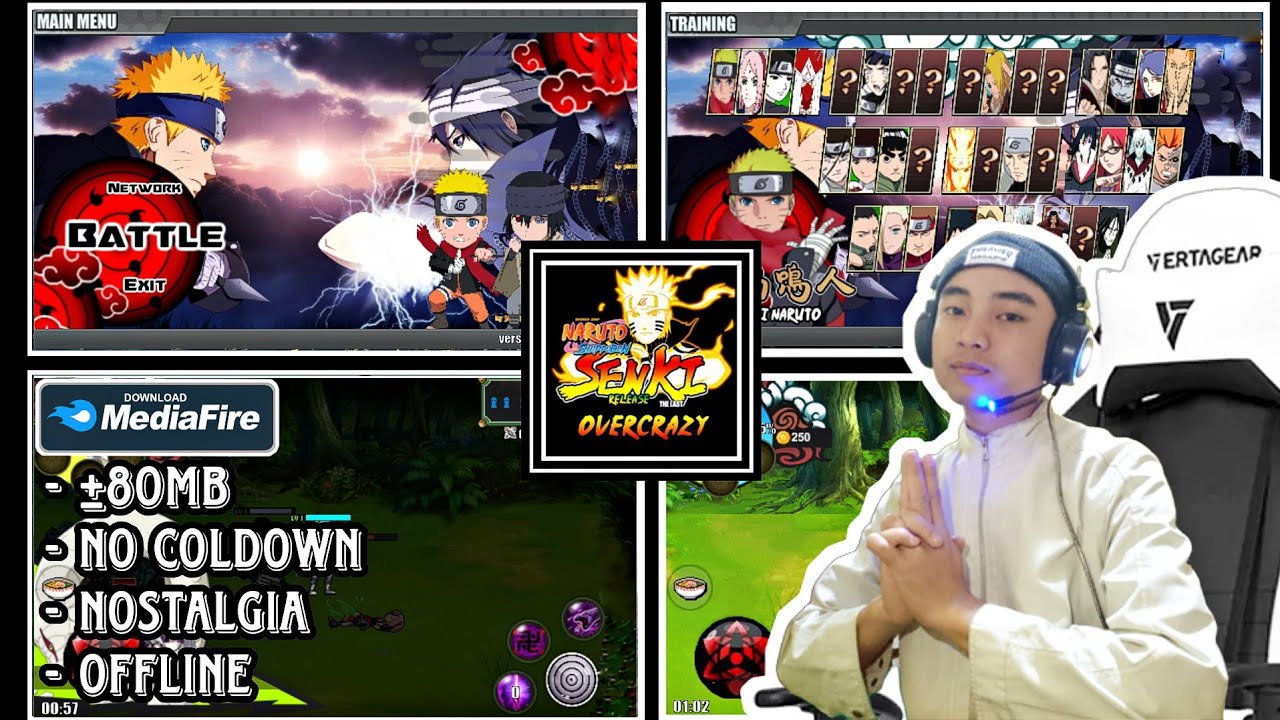 Naruto Senki Over Crazy The Final Mod (Android) Offline YouTube