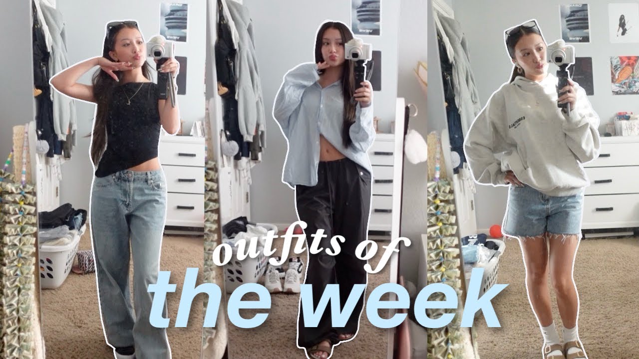 WHAT I WEAR IN A WEEK 👚|| (school edition 2024)