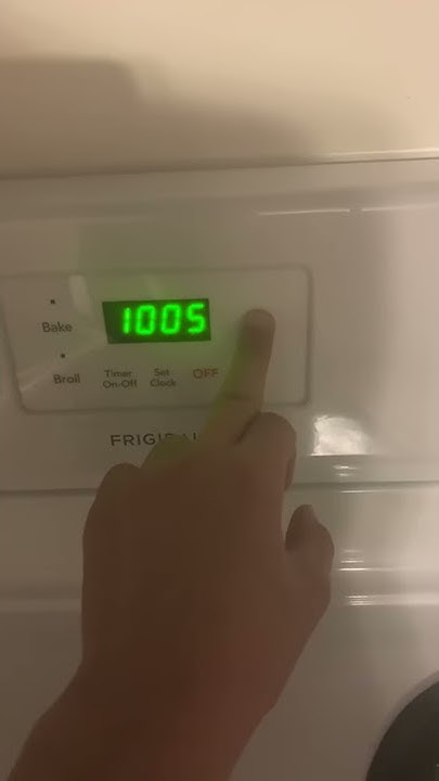 How to set clock on Frigidaire oven - YouTube - How To Set Clock On Frigidaire Oven