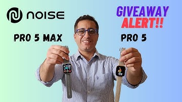 Noise Colorfit Pro 5 and Pro 5 Max Detailed Review After 10 Days of Usage I Giveaway