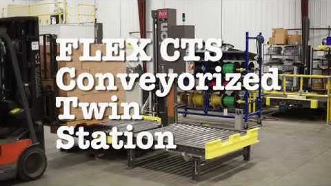 Flex CTS Conveyorized Twin Station Stretch Wrapper - Stand-Alone Automatic Stretch Wrapper