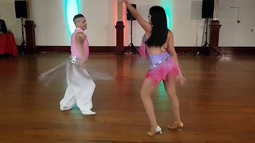 Bebe and Jessica Zouk Lambada performance at Cloud9 Ball in Brisbane