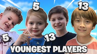 Youngest PRO FORTNITE Players EVER Squad Up! *CRAZY TRICKSHOTS*