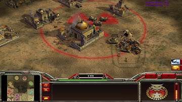Shockwave Mod: Command & Conquer Generals Zero Hour | China Tank Division VS AI (4 VS 4)