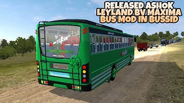 Ashok Leyland Bv Maxima Bus Mod In Bus Simulator Indonesia - Bussid Bus Mod - Bussid Car Mod -Bussid